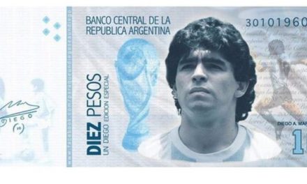 Se viene un nuevo billete de $10 con la imagen de Maradona ?